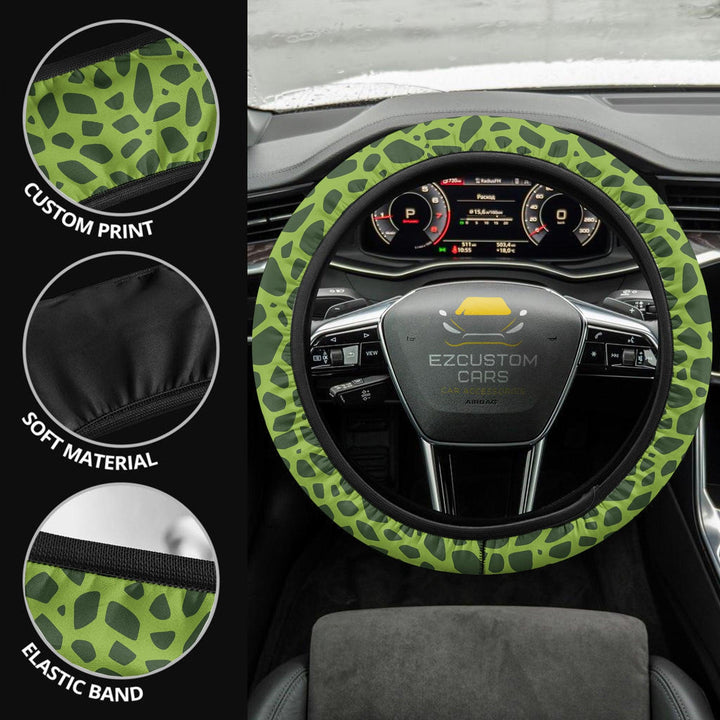 Cell Steering Wheel Cover Custom Dragon Ball Anime Car Accessories - EzCustomcar - 2