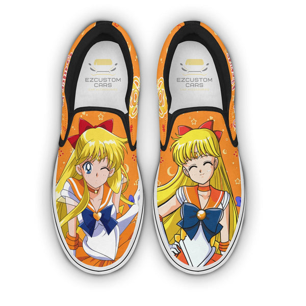 Sailor Venus Classic Slip-On Sailor Moon Shoes - EzCustomcar - 1