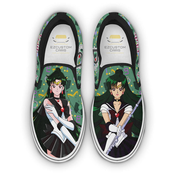 Sailor Pluto Classic Slip-On Sailor Moon Shoes - EzCustomcar - 1