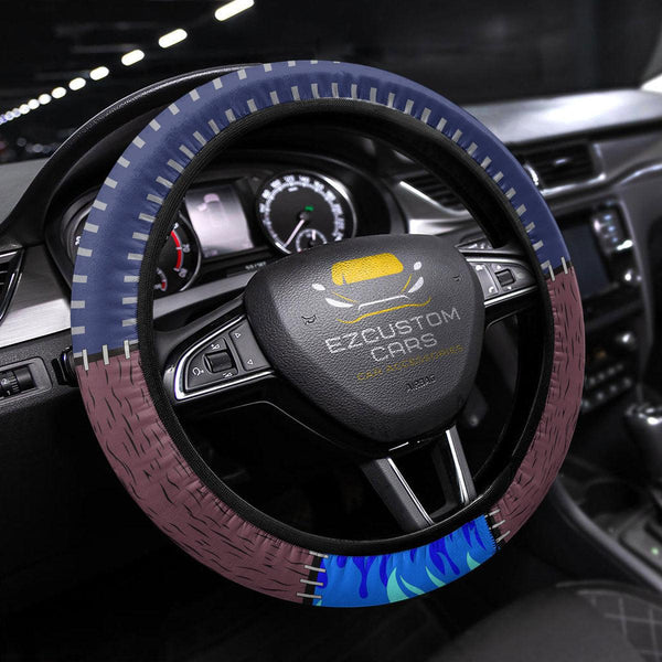 Dabi Steering Wheel Cover Custom Anime My Hero Academia Car Accessories - EzCustomcar - 1