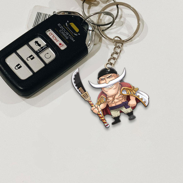 Edward Newgate Keychains Custom One Piece Anime Car Accessories - EzCustomcar - 2