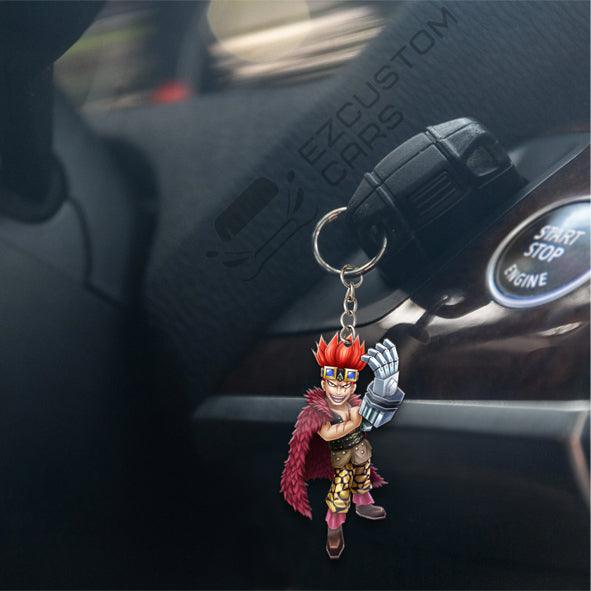 Eustass Kid Keychains Custom One Piece Anime Car Accessories - EzCustomcar - 4
