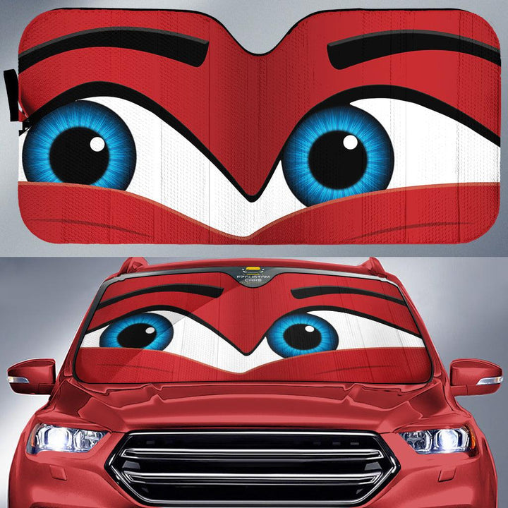 Playful Eyes Cartoon Car Sunshadeezcustomcar-1