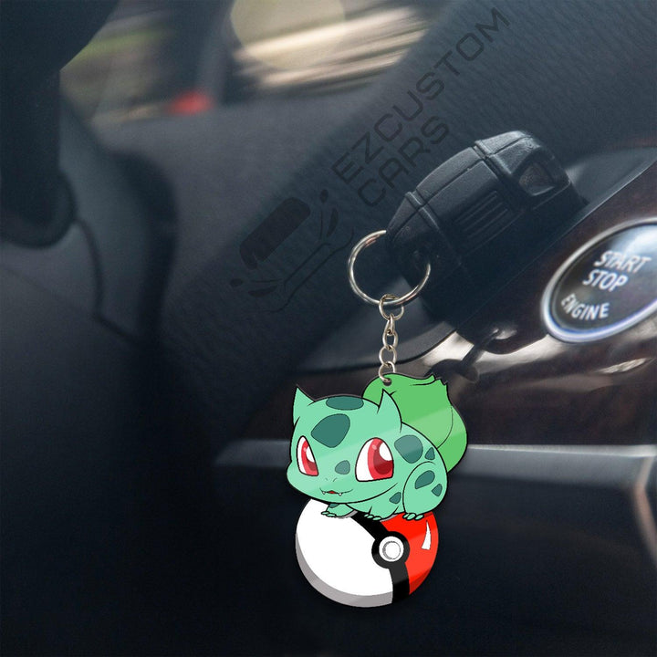 Bulbasaur Keychains Custom Pokemon Car Accessories - EzCustomcar - 4