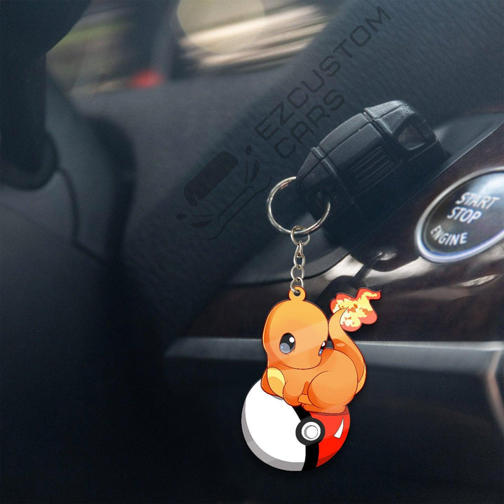 Charmander Car Accessories Custom Pokemon Keychains - EzCustomcar - 4