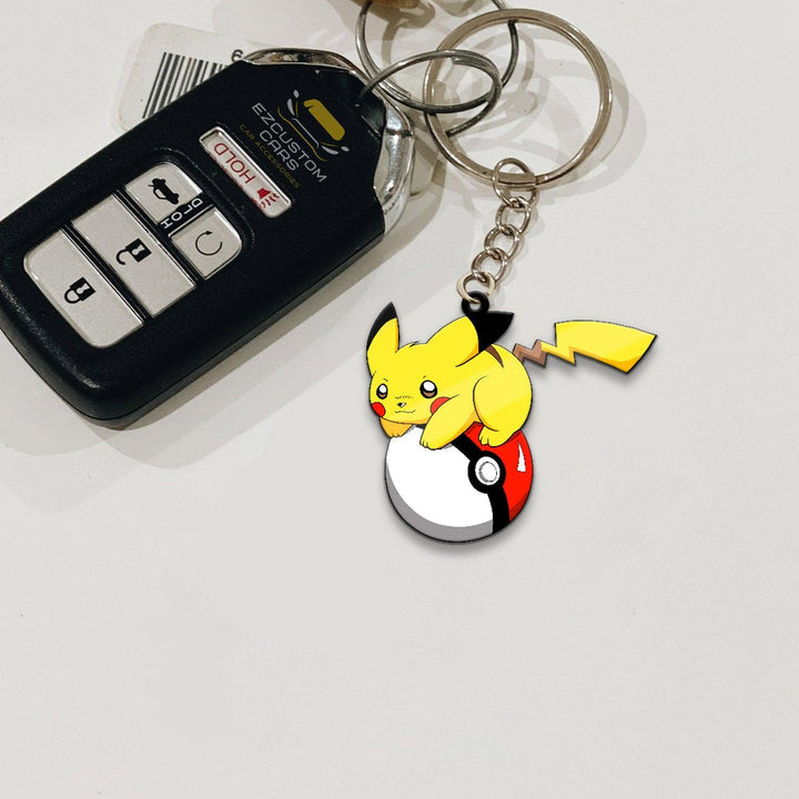 Pikachu Keychains Pokemon Custom Car Accessories - EzCustomcar - 2