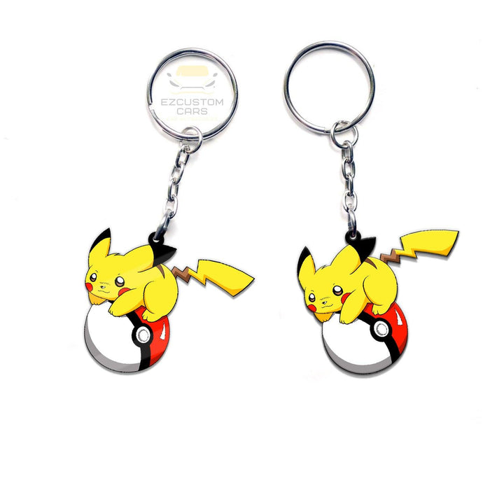 Pikachu Keychains Pokemon Custom Car Accessories - EzCustomcar - 3