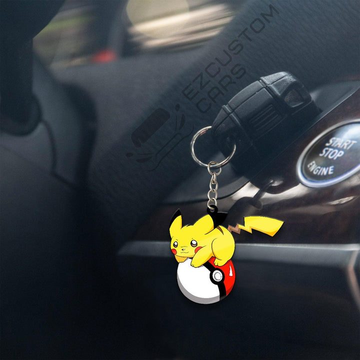 Pikachu Keychains Pokemon Custom Car Accessories - EzCustomcar - 4
