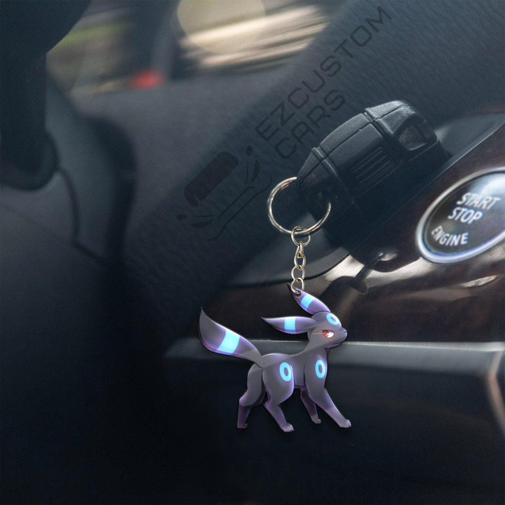 Umbreon Keychains Custom Pokemon Car Accessories - EzCustomcar - 4