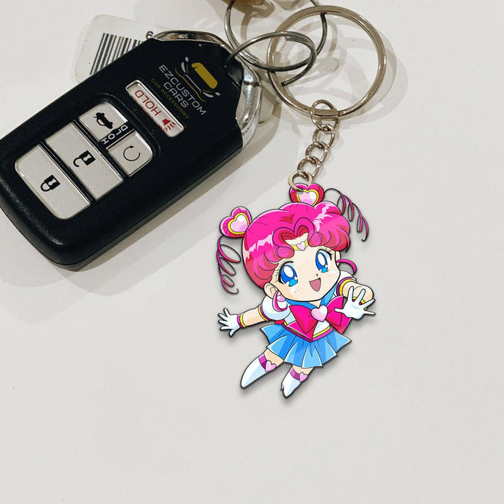 Sailor Chibi Moon Car Accessories Custom Sailor Moon Anime Keychains - EzCustomcar - 2