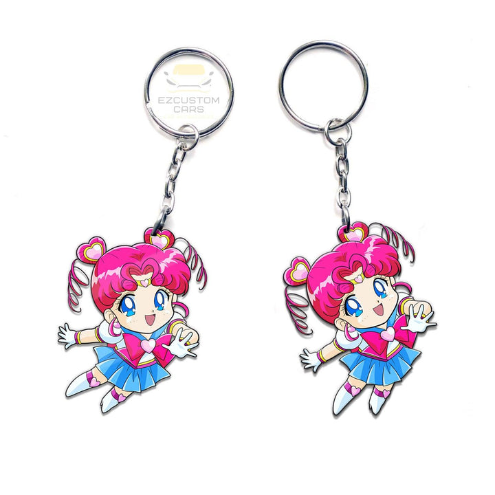 Sailor Chibi Moon Car Accessories Custom Sailor Moon Anime Keychains - EzCustomcar - 3