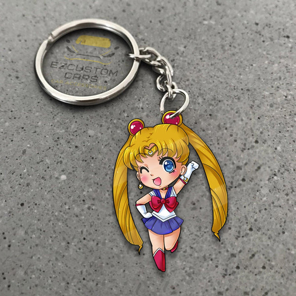 Sailor Moon Keychains Custom Sailor Moon Anime Car Accessories - EzCustomcar - 1