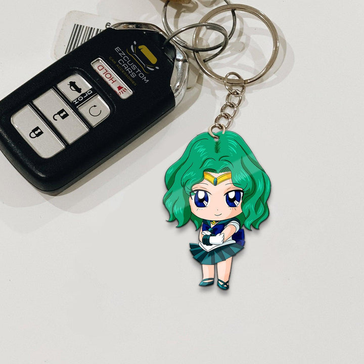 Sailor Neptune Car Accessories Custom Sailor Moon Anime Keychains - EzCustomcar - 2