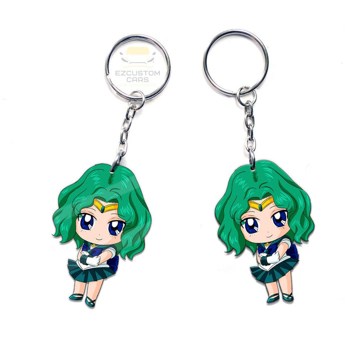 Sailor Neptune Car Accessories Custom Sailor Moon Anime Keychains - EzCustomcar - 3