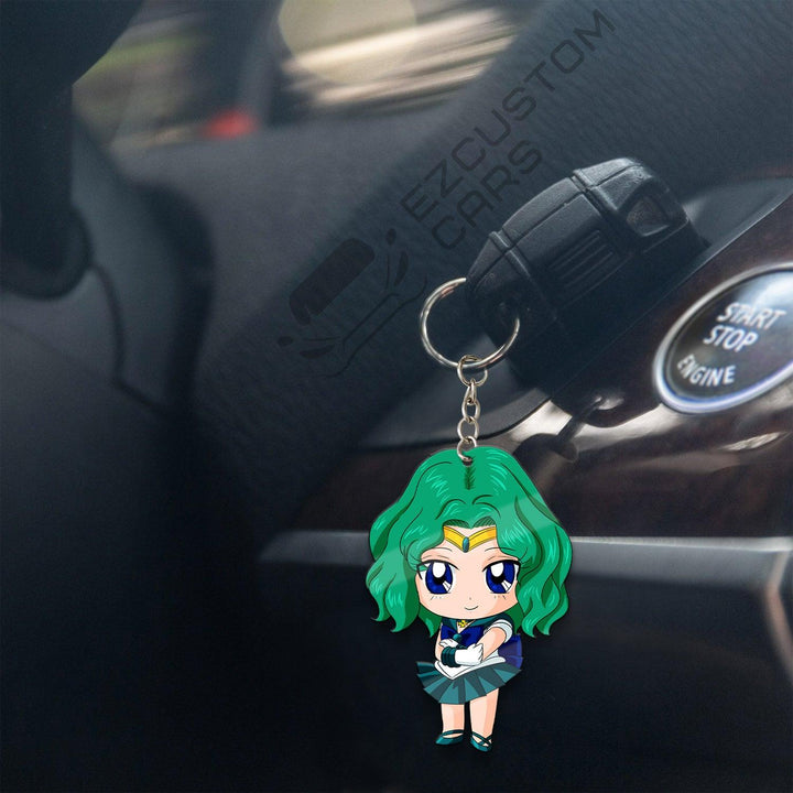 Sailor Neptune Car Accessories Custom Sailor Moon Anime Keychains - EzCustomcar - 4