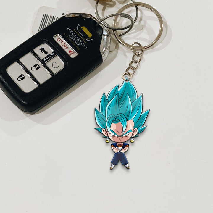 Vegito Keychains Custom Dragon Ball Anime Car Accessories - EzCustomcar - 2