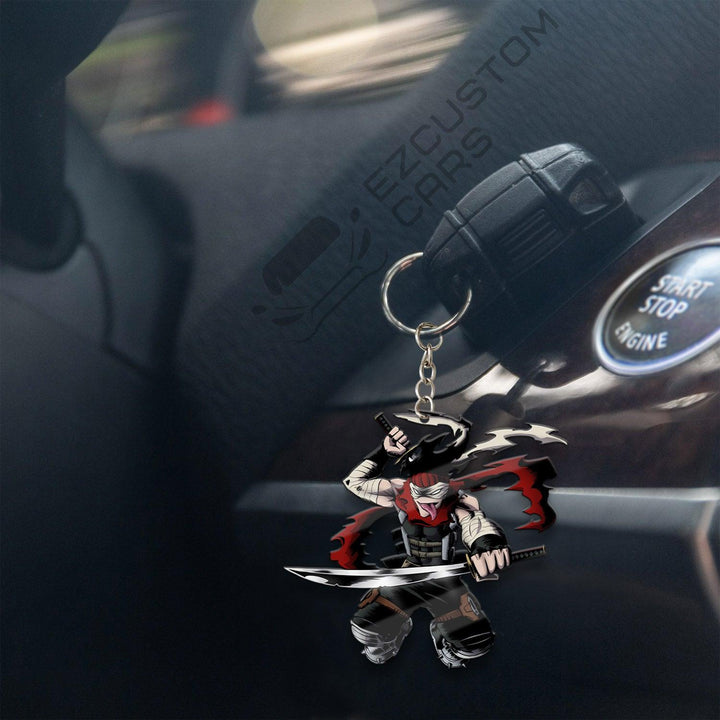 Stain Keychains Custom My Hero Academia Anime Car Accessories - EzCustomcar - 4