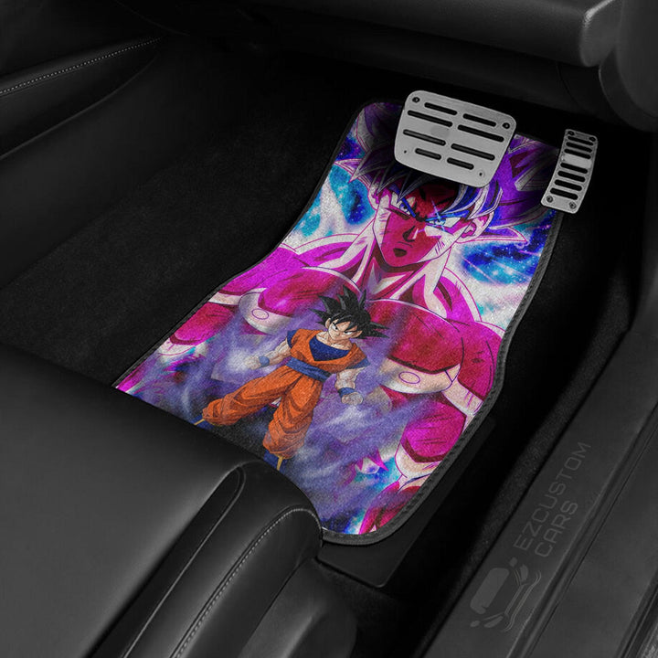 Goku Ultral Instinct Dragon Ball Z Car Floor Mats - EzCustomcar - 4