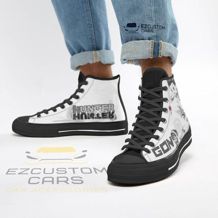 Hunter x Hunter High Tops Gon Freecss Custom Sneakers - EzCustomcar - 4