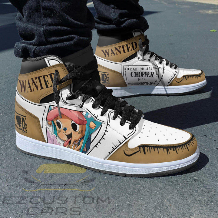 One Piece Shoes Tony Chopper Wanted Sneakers - EzCustomcar - 4