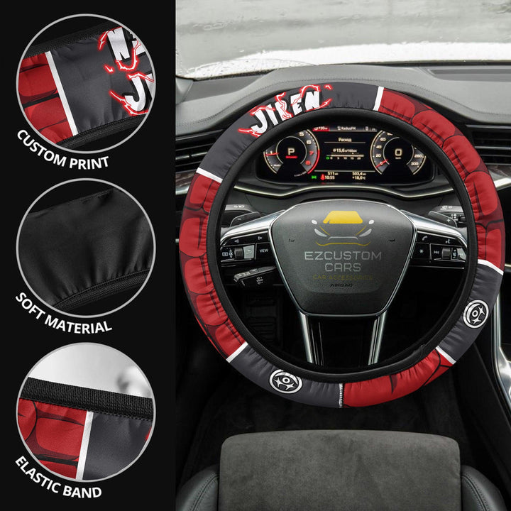 Jiren Dragon Ball Steering Wheel Cover Custom Anime Car Accessories - EzCustomcar - 2