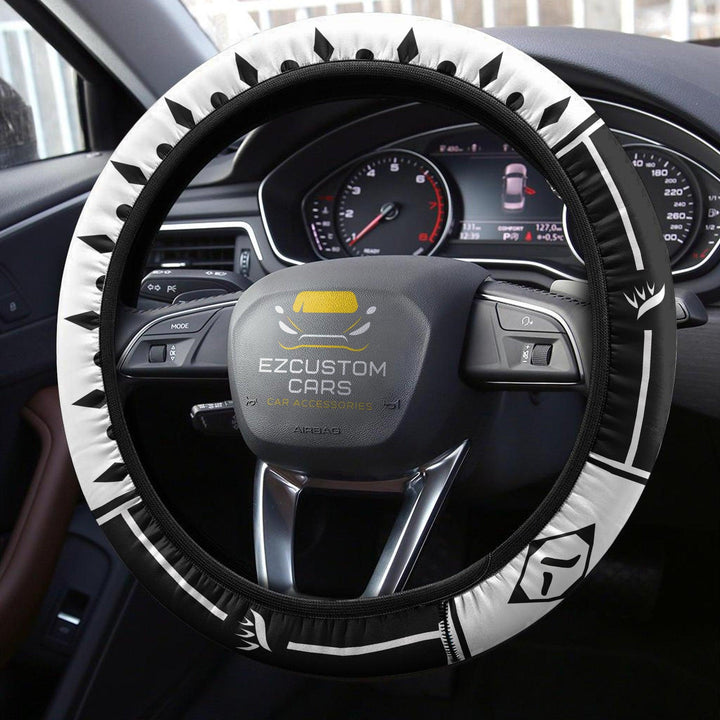 Bleach Eighth Division Symbols Steering Wheel Cover Custom Anime Car Accessories - EzCustomcar - 3