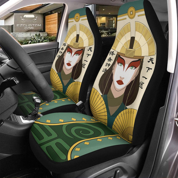 Kyoshi Car Seat Cover Custom Avatar Anime Car Accessories - EzCustomcar - 2
