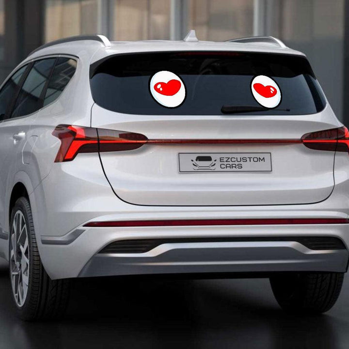 Love Cartoon Eyes Car Sticker Custom Car Accessories - EzCustomcar - 4