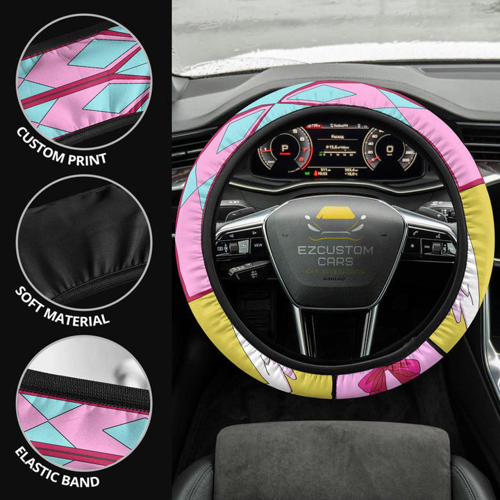 Fairy Tail Anime Custom Steering Wheel Cover Mavis Vermillion Car Accessories - EzCustomcar - 2