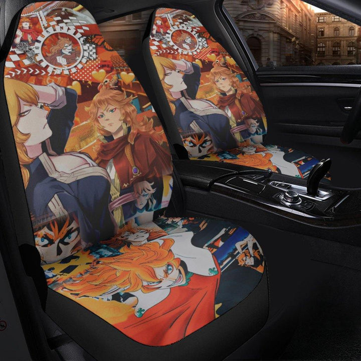 Mereoleona Vermillion Black Clover Car Seat Covers Anime Fan Gift - Customforcars - 3