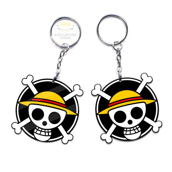 Monkey D. Luffy Keychains Custom Symbols One Piece Anime Car Accessories - EzCustomcar - 3