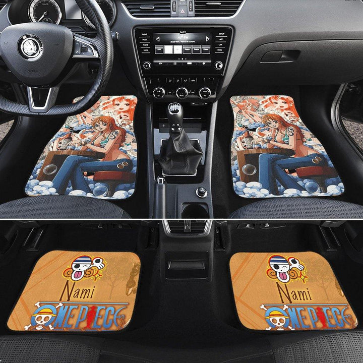 Nami Car Floor Mats One Piece Anime Car Accessories-ezcustomcar-12