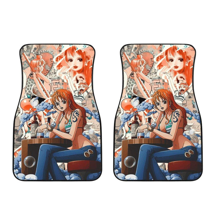 Nami Car Floor Mats One Piece Anime Car Accessories - Customforcars - 3