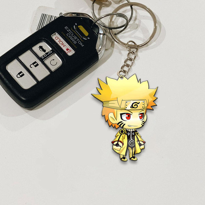 Naruto Nine Tails Keychains Custom Naruto Anime Car Accessories - EzCustomcar - 2