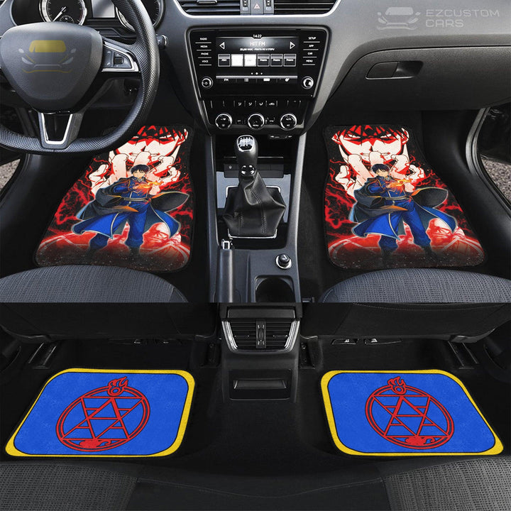 Roy Mustang Car Floor Mats Fullmetal Alchemist Anime Custom Car Accessories - EzCustomcar - 4