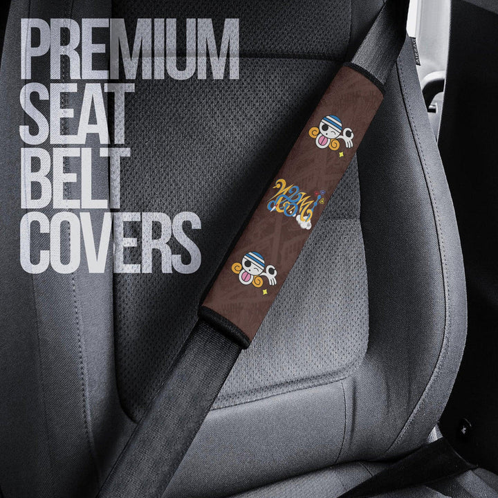 Nami Seat Belt Covers Custom One Piece Nami Flag Car Accessories - EzCustomcar - 3