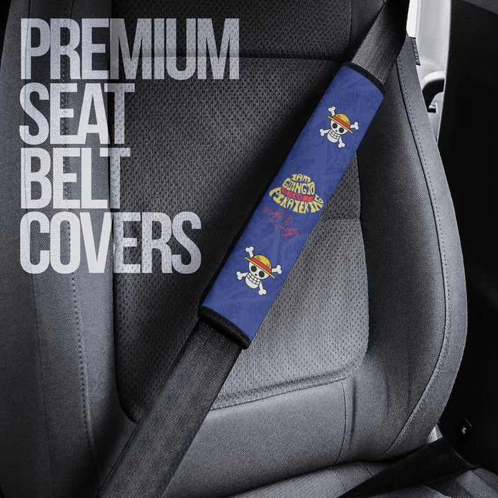 Monkey D. Luffy Seat Belt Covers Custom Luffy Quote Car Accessories - EzCustomcar - 3