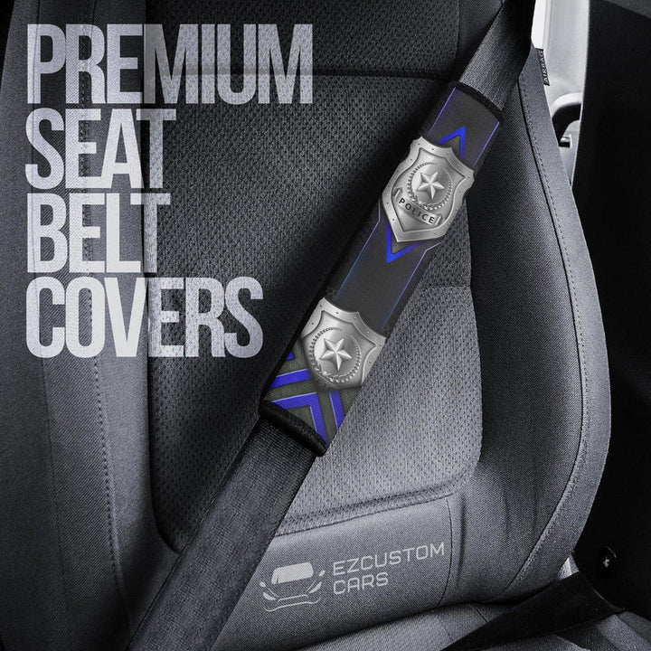 Military Car Accessories Custom Seat Belt Cover United States Police - EzCustomcar - 3