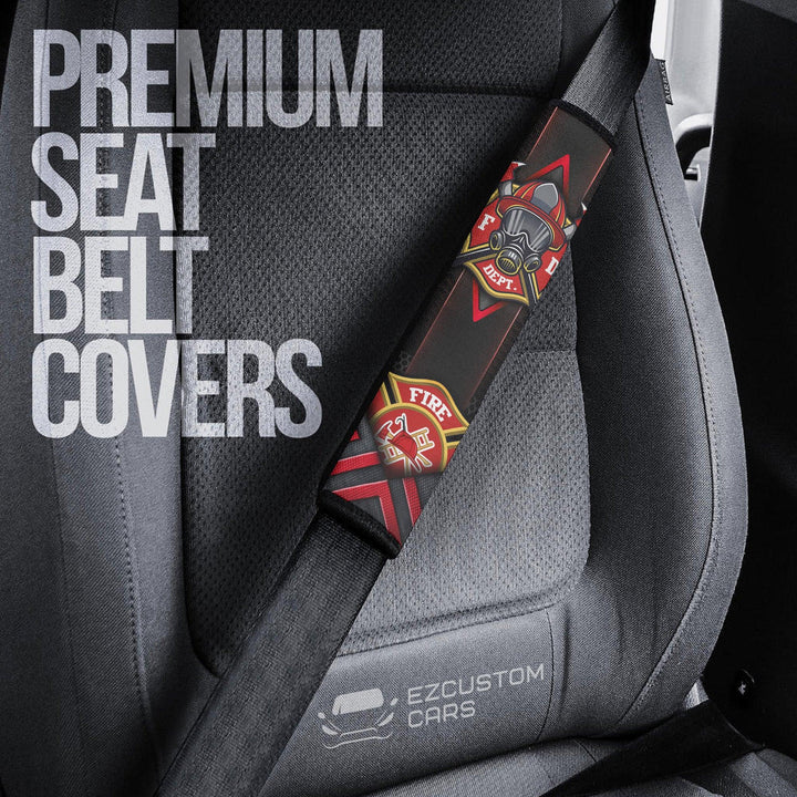 Military Car Accessories Custom Seat Belt Cover United States Firefighter - EzCustomcar - 3
