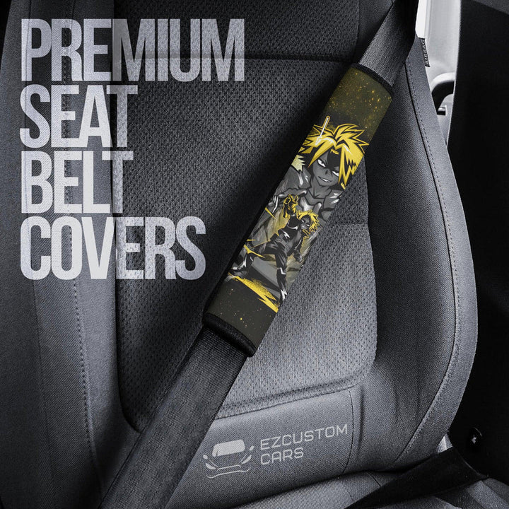 Denki Kaminari Seat Belt Covers Custom MHA Anime Car Accessories - EzCustomcar - 3