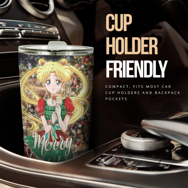 Sailor Moon Car Tumblers Cup Custom Christmas Car Accessories - EzCustomcar - 2