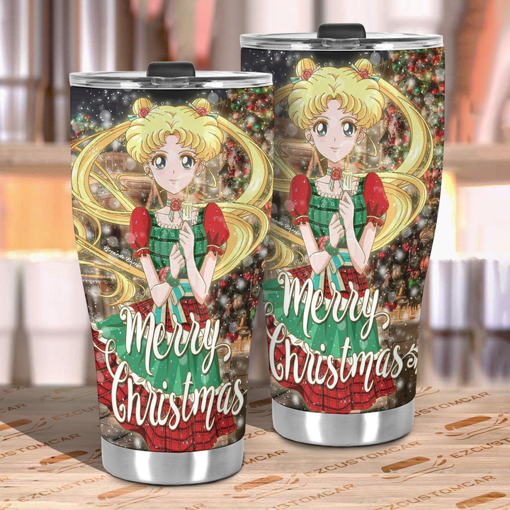 Sailor Moon Car Tumblers Cup Custom Christmas Car Accessories - EzCustomcar - 3