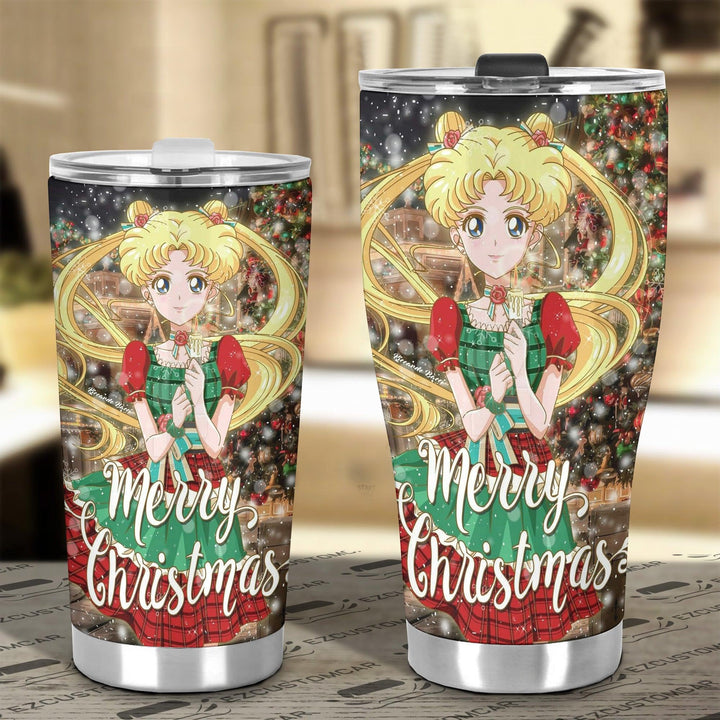 Sailor Moon Car Tumblers Cup Custom Christmas Car Accessories - EzCustomcar - 4