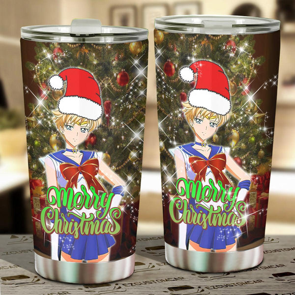 Sailor Moon Christmast Car Accessories Anime Car Tumblers Cup Sailor Uranus - EzCustomcar - 1