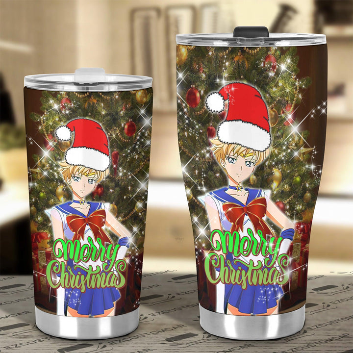 Sailor Moon Christmast Car Accessories Anime Car Tumblers Cup Sailor Uranus - EzCustomcar - 4