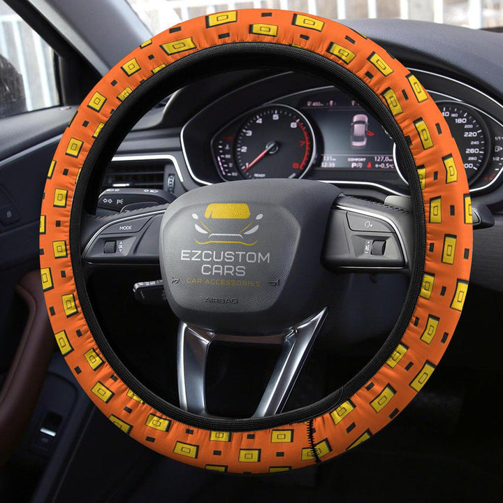 Narancia Patterns Steering Wheel Cover Custom Jojo Bizzare Adventure Anime Car Accessories - EzCustomcar - 3