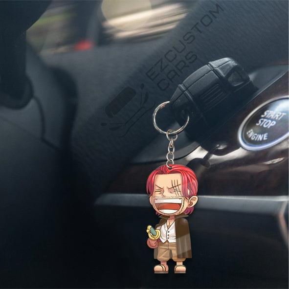 Shanks Keychains Custom One Piece Anime Car Accessories - EzCustomcar - 4
