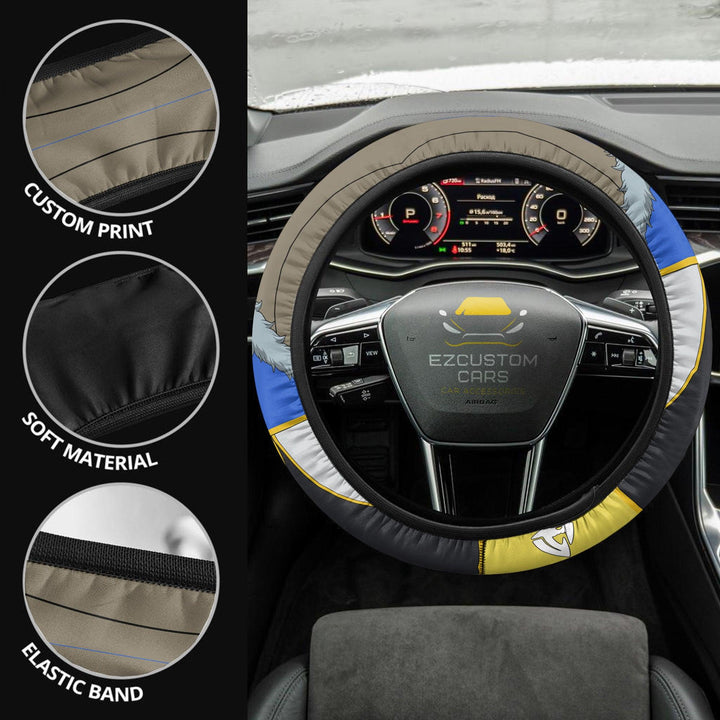 Sting Eucliffe Custom Steering Wheel Cover Fairy Tail Anime Car Accessories - EzCustomcar - 2