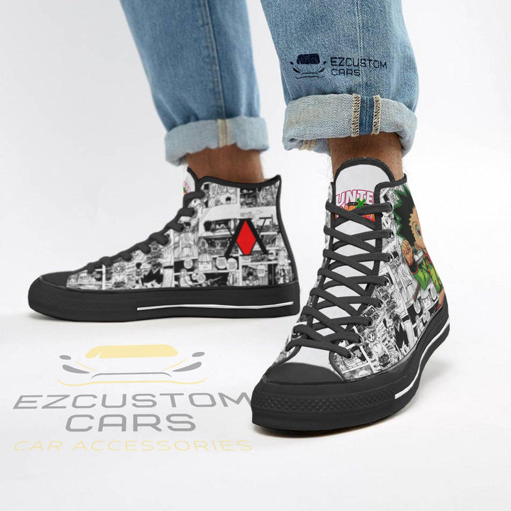 Hunter x Hunter High Tops Shoes Gon Freecss - EzCustomcar - 3
