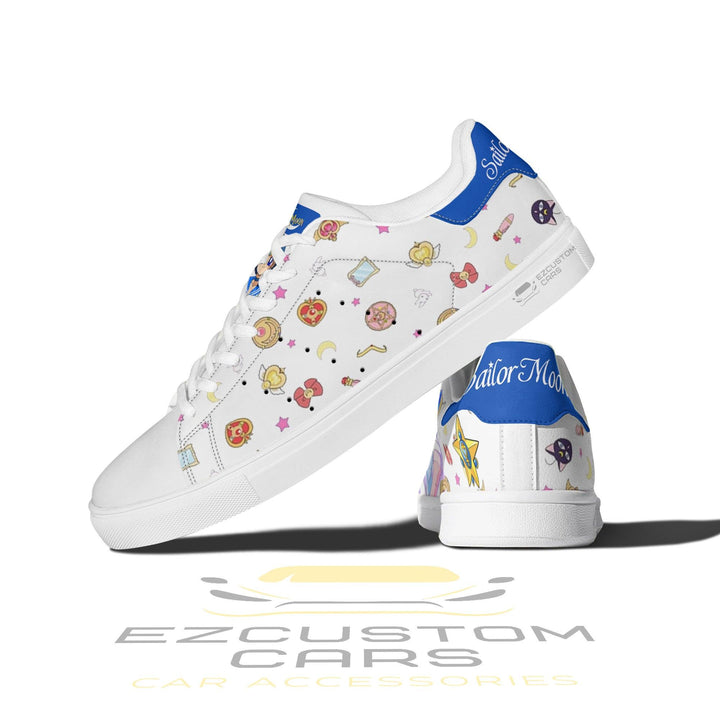 Sailor Mercury Sneakers Sailor Moon Shoes - EzCustomcar - 1
